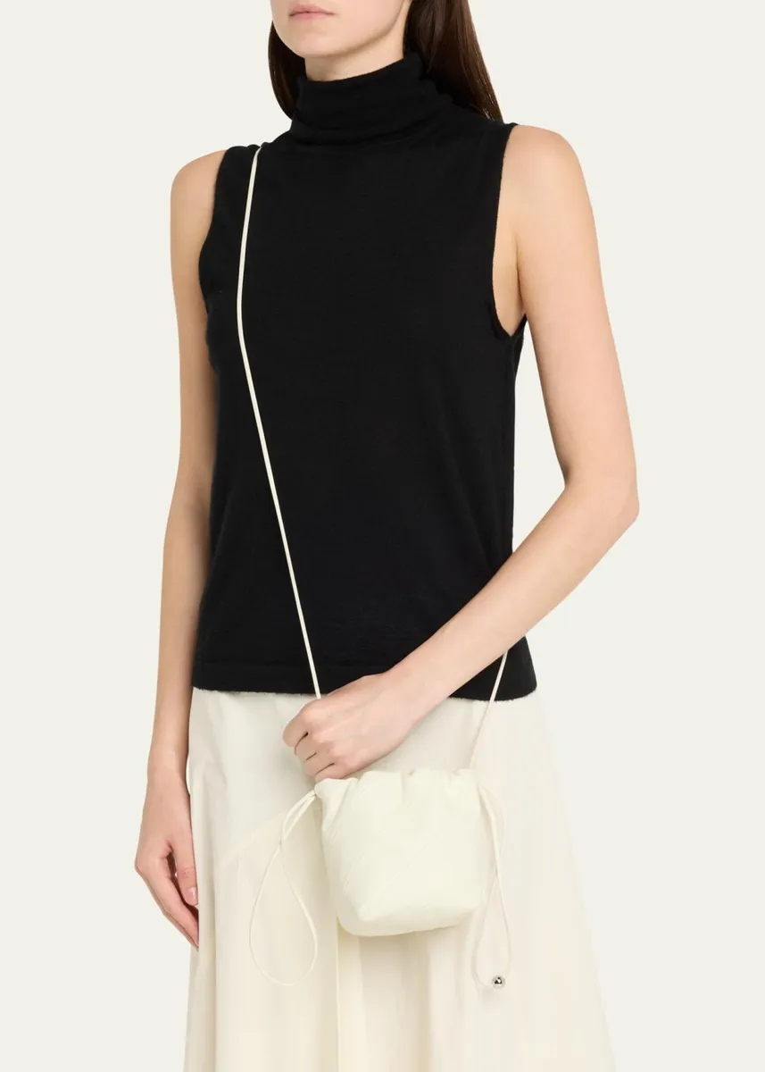 Maeden Miami Twisted Leather Drawstring Pouch Bag | Thumbnail 2 Maeden Miami Twisted Leather Drawstring Pouch Bag | Thumbnail 2