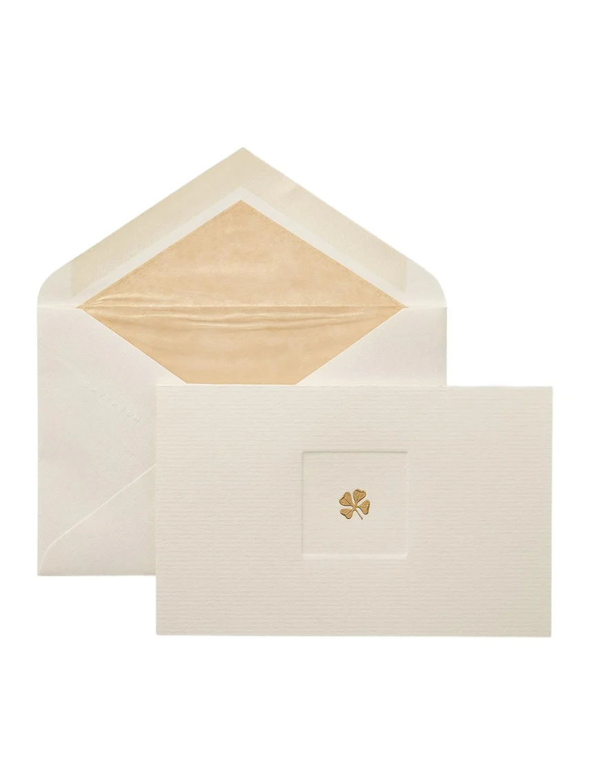 Smythson Clover Icon Notelet Cards, Box of 10