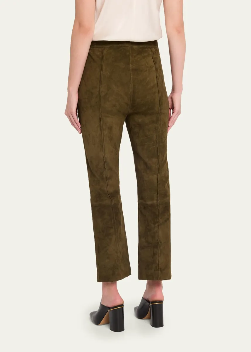 Simkhai Veda Cropped Vegan Suede Pants | Thumbnail 3 Simkhai Veda Cropped Vegan Suede Pants | Thumbnail 3