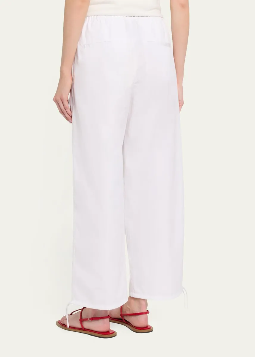 TOTEME Drawstring Cotton Balloon Pants | Thumbnail 6 TOTEME Drawstring Cotton Balloon Pants | Thumbnail 6
