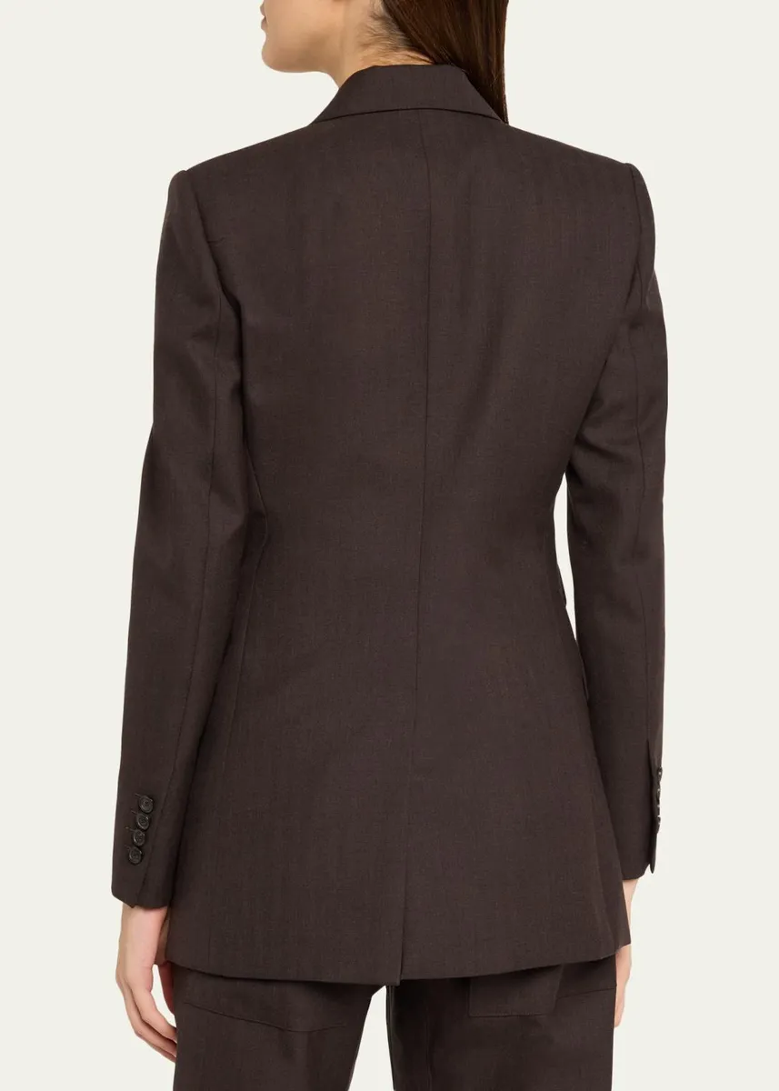 Nili Lotan Noah Virgin Wool Double-Breasted Jacket | Thumbnail 3 Nili Lotan Noah Virgin Wool Double-Breasted Jacket | Thumbnail 3