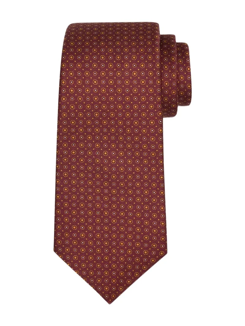 Kiton Men's Multi-Circle Silk Sevenfold Tie