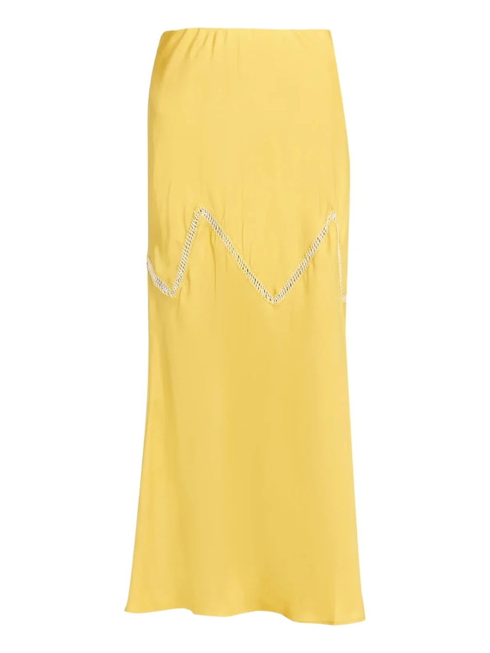Diotima Orisha Lattice-Inset Silk Maxi Skirt