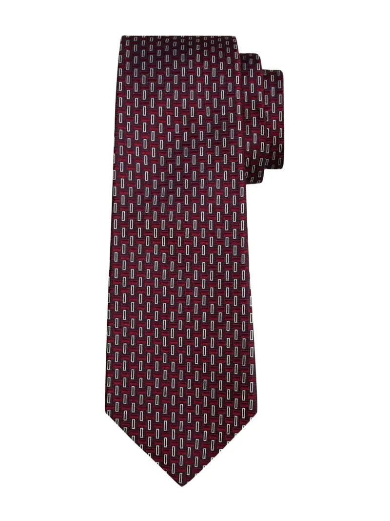 Kiton Men's Abstract Silk Sevenfold Tie