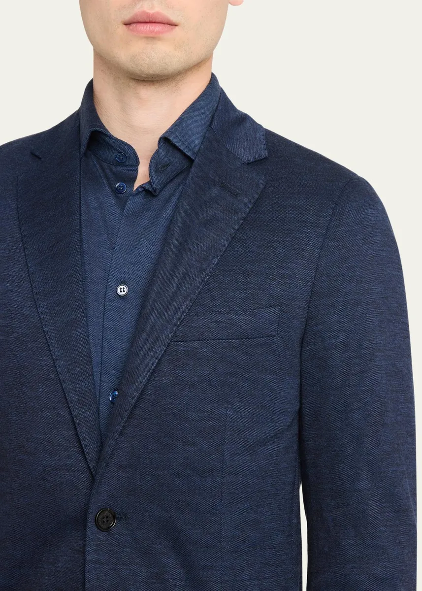 Baldassari Men's Brera Soft Travel 2-Button Sport Jacket | Thumbnail 5