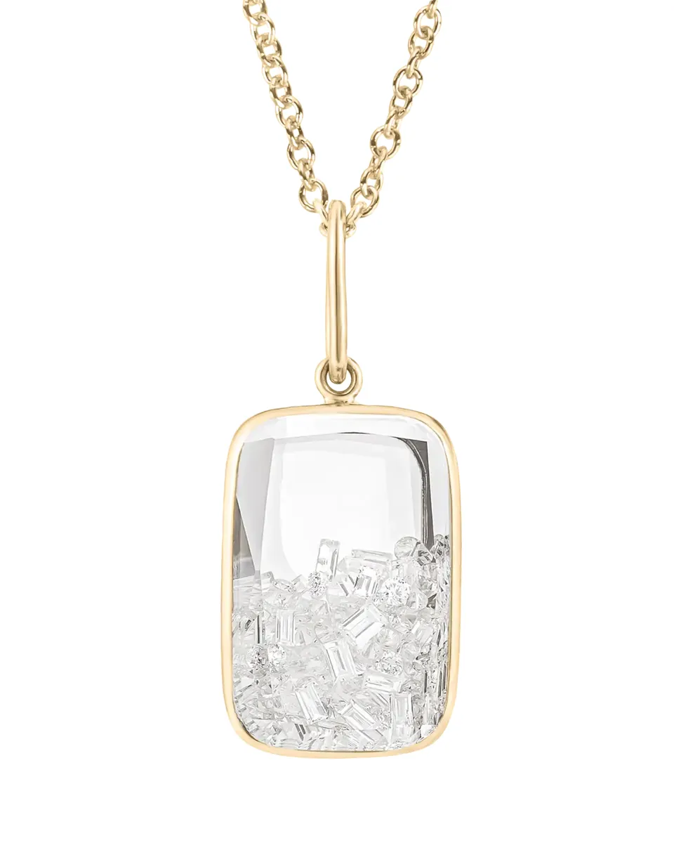 MORITZ GLIK 18K Yellow Gold Ten Fourteen Kaleidoscope Shaker Pendant with Diamonds | Thumbnail 2 MORITZ GLIK 18K Yellow Gold Ten Fourteen Kaleidoscope Shaker Pendant with Diamonds | Thumbnail 2