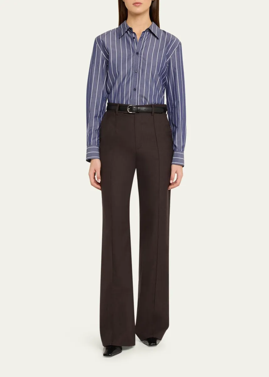 Nili Lotan Etoile Virgin Wool Relaxed-Leg Pants | Thumbnail 2