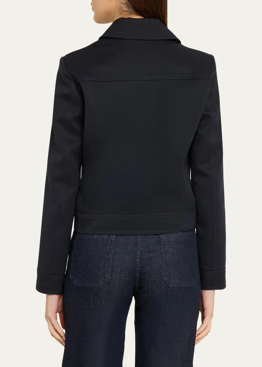 Nili Lotan Susannah Virgin Wool Cropped Jacket | Thumbnail 3 Nili Lotan Susannah Virgin Wool Cropped Jacket | Thumbnail 3