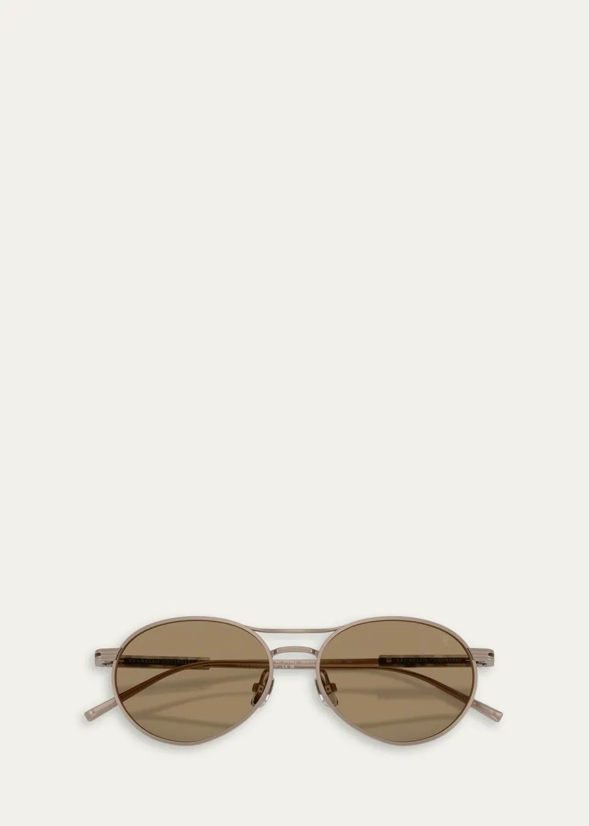 Brunello Cucinelli 54MM Oval Sunglasses | Thumbnail 5 Brunello Cucinelli 54MM Oval Sunglasses | Thumbnail 5