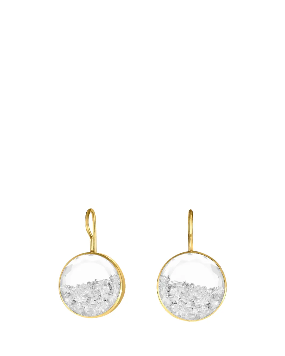 MORITZ GLIK 18K Yellow Gold Core 12 Earrings with Diamonds | Thumbnail 2