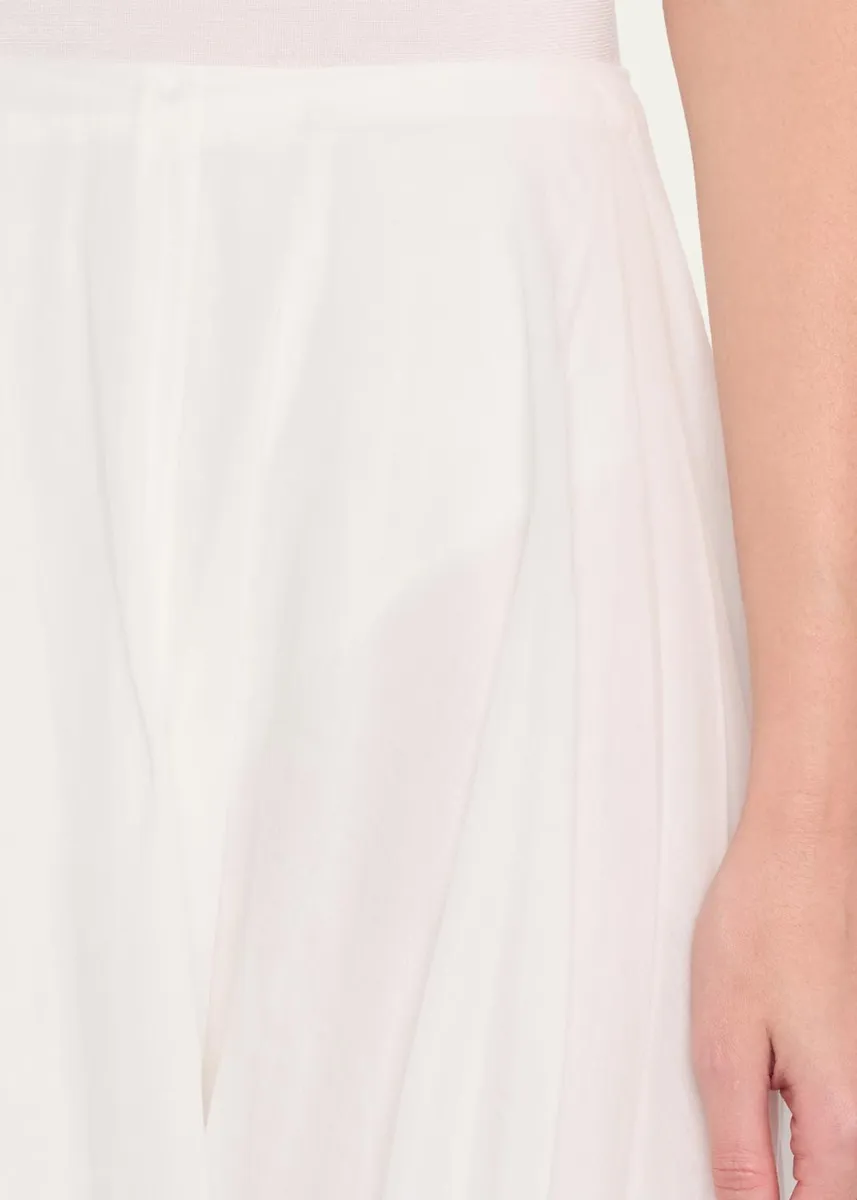 TOTEME Draped Cocoon Midi Skirt | Thumbnail 5