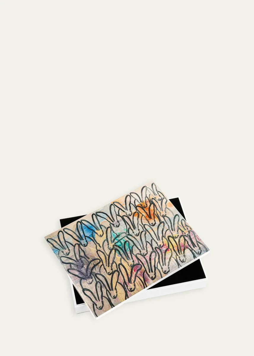 Hunt Slonem Ritzy Rabbits Lacquered Box, 12" x 16" | Thumbnail 2 Hunt Slonem Ritzy Rabbits Lacquered Box, 12" x 16" | Thumbnail 2