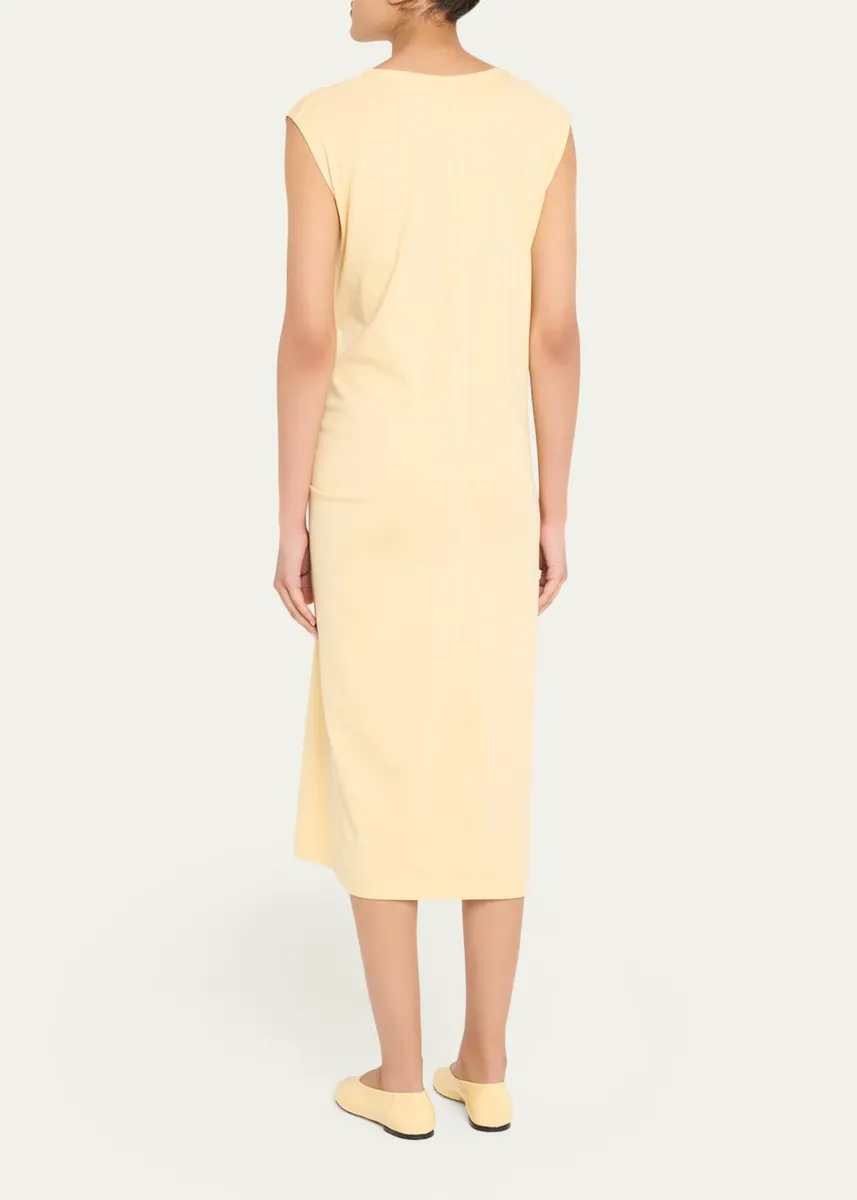 TOTEME Tie-Waist Jersey Dress | Thumbnail 3 TOTEME Tie-Waist Jersey Dress | Thumbnail 3