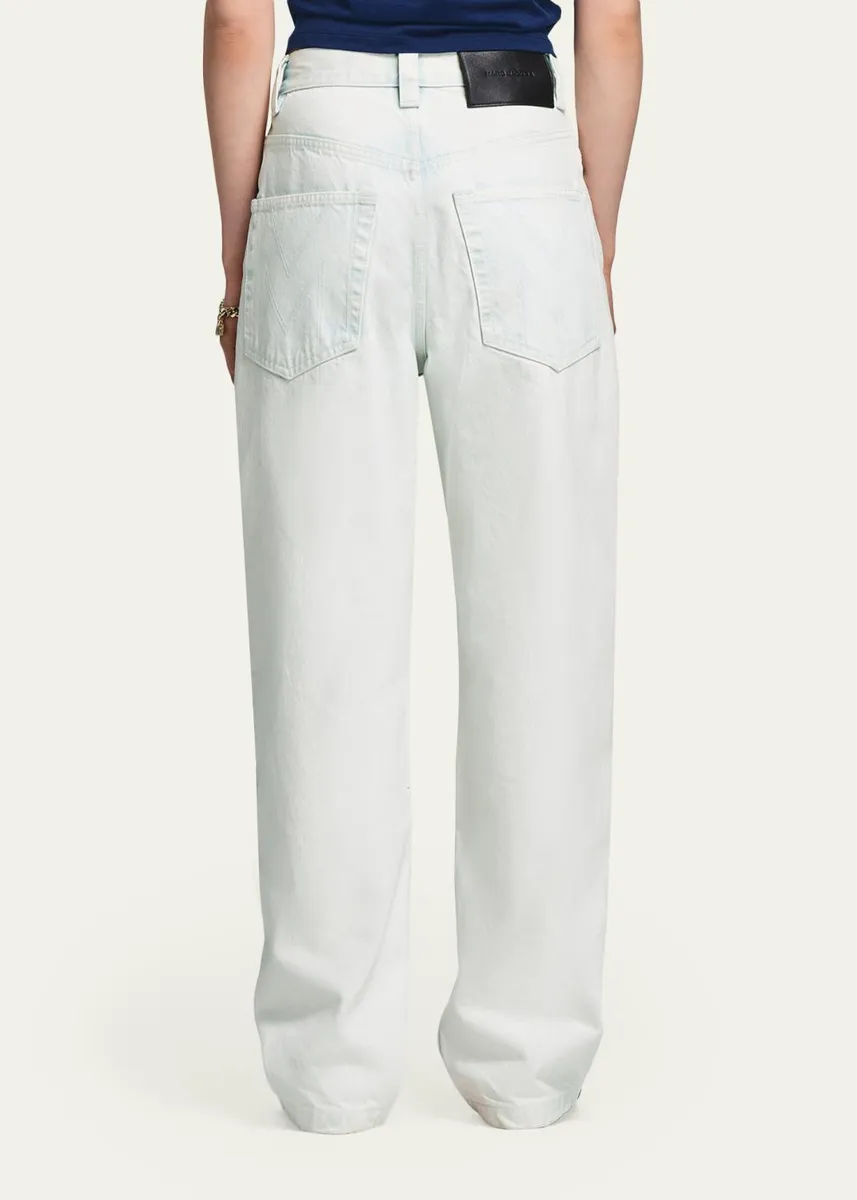 Marc Jacobs Mid-Rise Bow-Leg Jeans | Thumbnail 3 Marc Jacobs Mid-Rise Bow-Leg Jeans | Thumbnail 3