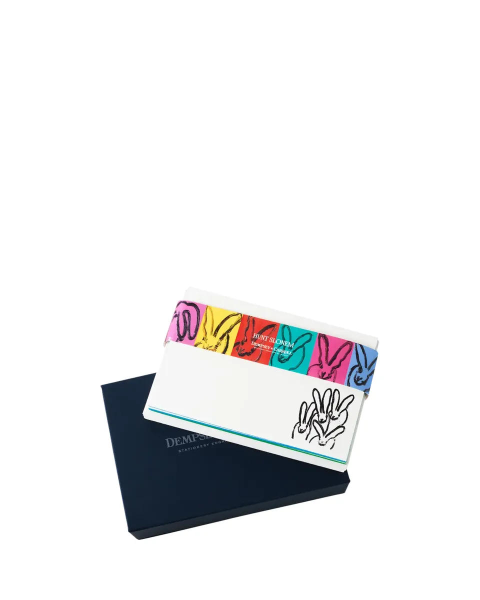Hunt Slonem x Dempsey & Carroll Rabbit Rabbit Stationery Set | Thumbnail 2