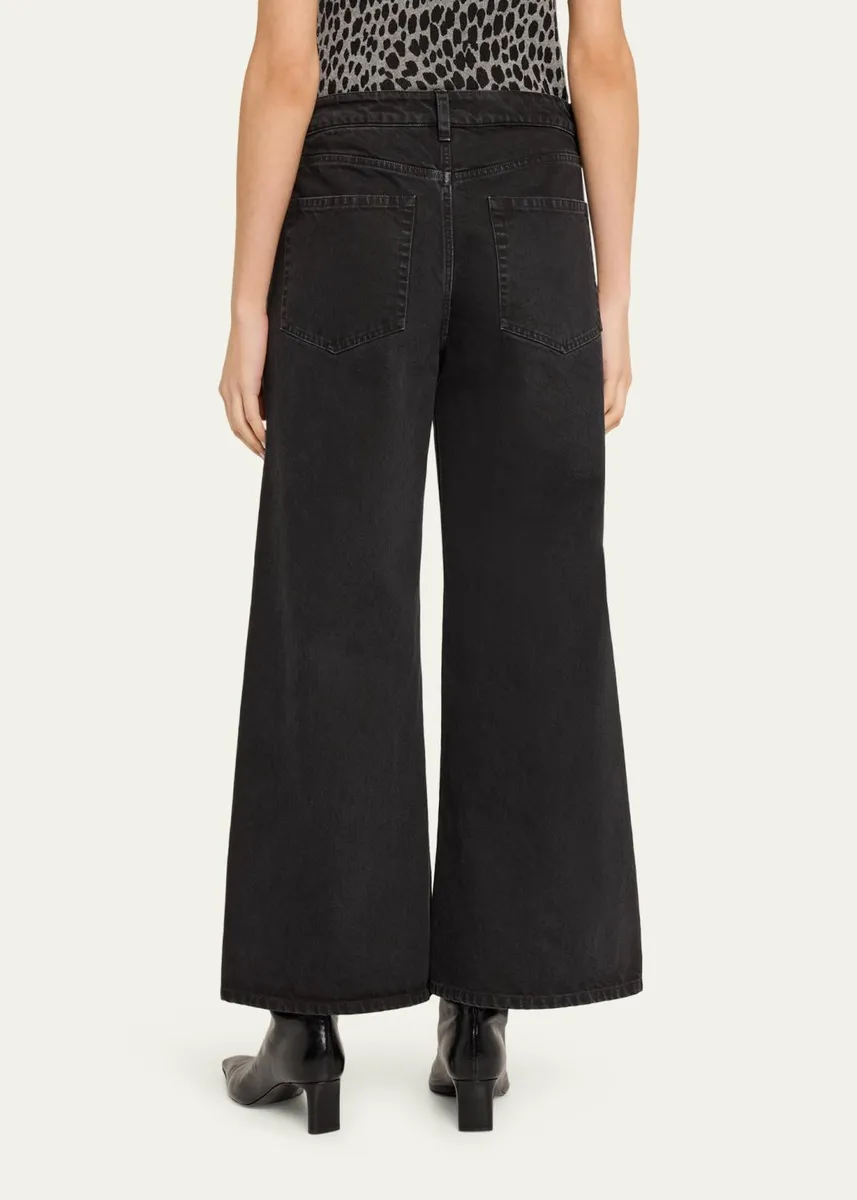 Nili Lotan Terese Flared-Leg Dark Jeans | Thumbnail 3 Nili Lotan Terese Flared-Leg Dark Jeans | Thumbnail 3