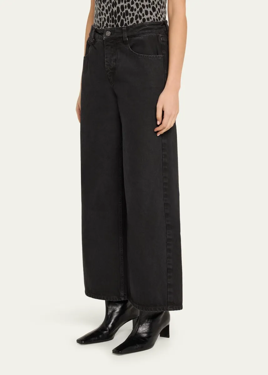Nili Lotan Terese Flared-Leg Dark Jeans | Thumbnail 4 Nili Lotan Terese Flared-Leg Dark Jeans | Thumbnail 4