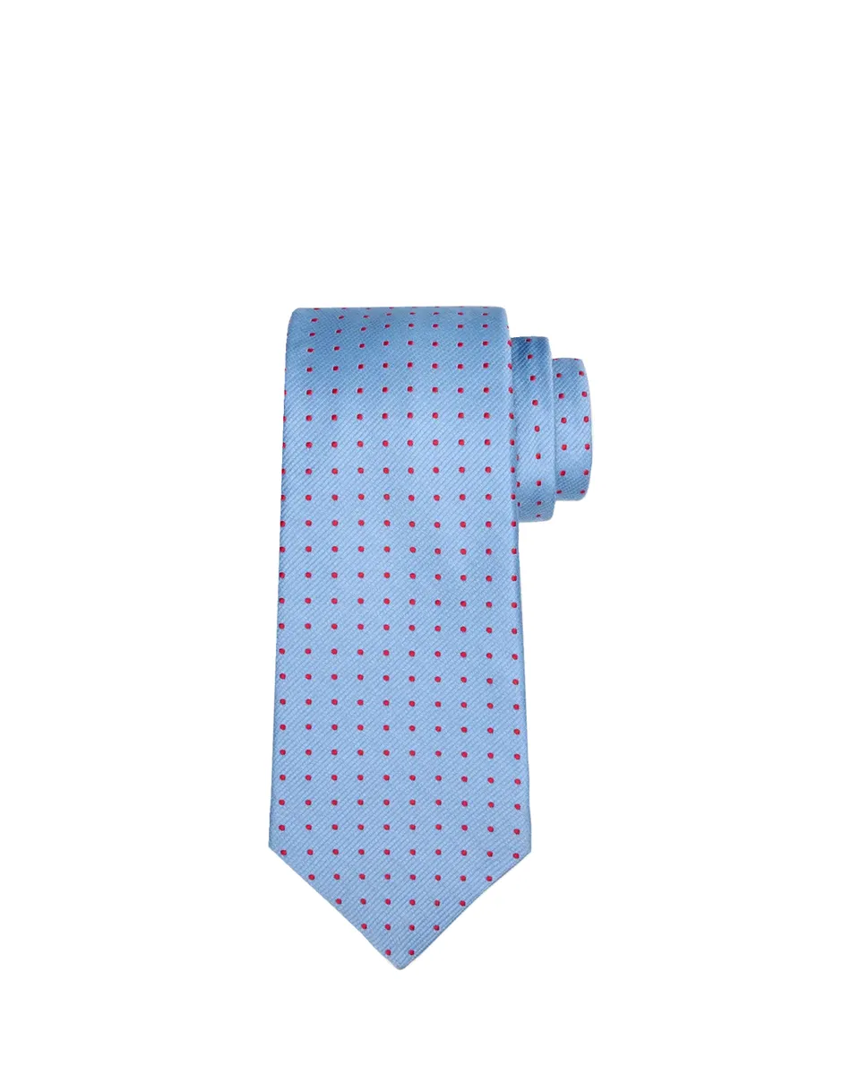 Kiton Men's Dots Silk Sevenfold Tie | Thumbnail 2 Kiton Men's Dots Silk Sevenfold Tie | Thumbnail 2