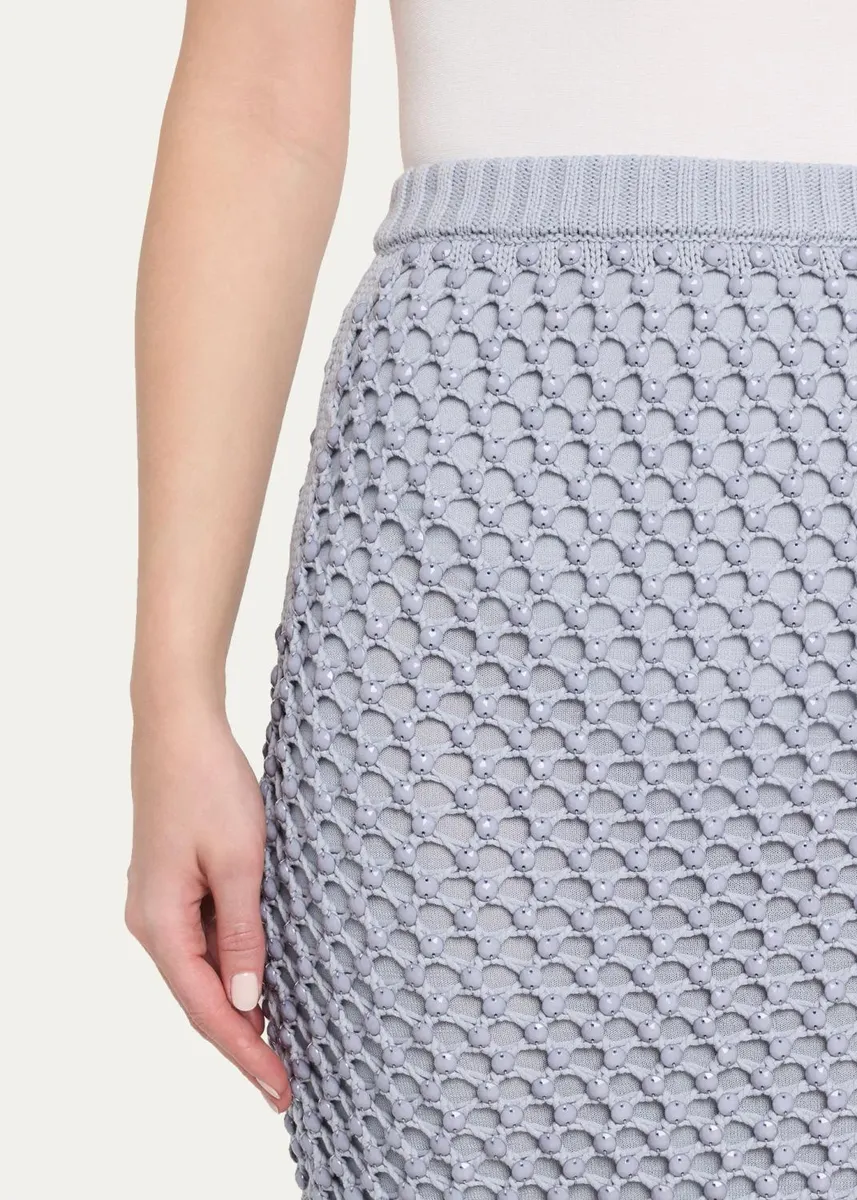 Diotima Spice Crystal Crochet Knit Midi Skirt | Thumbnail 5 Diotima Spice Crystal Crochet Knit Midi Skirt | Thumbnail 5