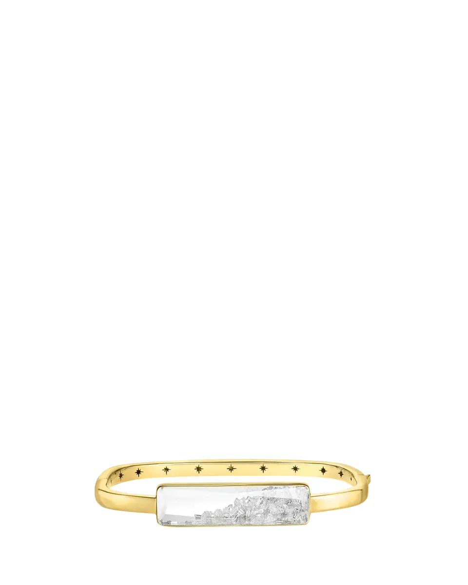 MORITZ GLIK Core Diamond Shaker Bangle in 18k Gold | Thumbnail 2
