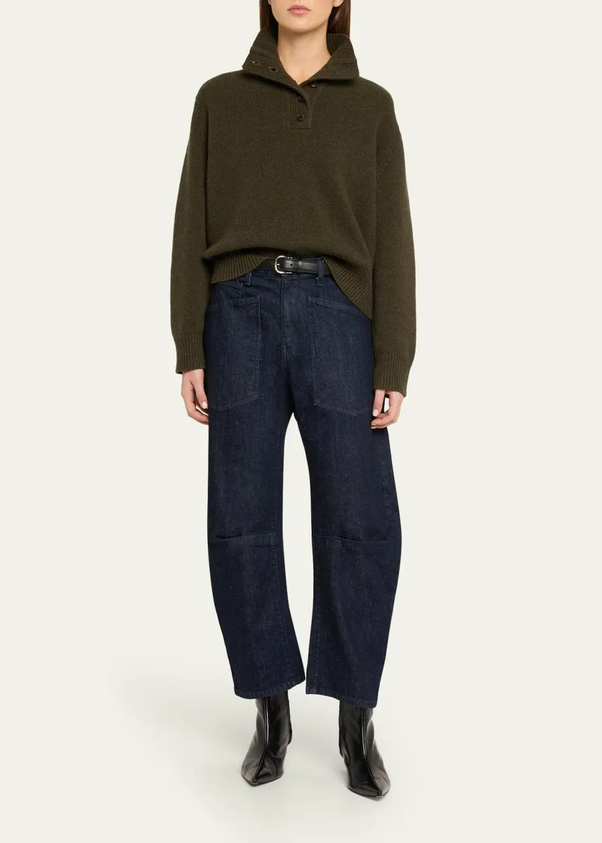 Nili Lotan Renata Collared Wool Sweater | Thumbnail 2 Nili Lotan Renata Collared Wool Sweater | Thumbnail 2