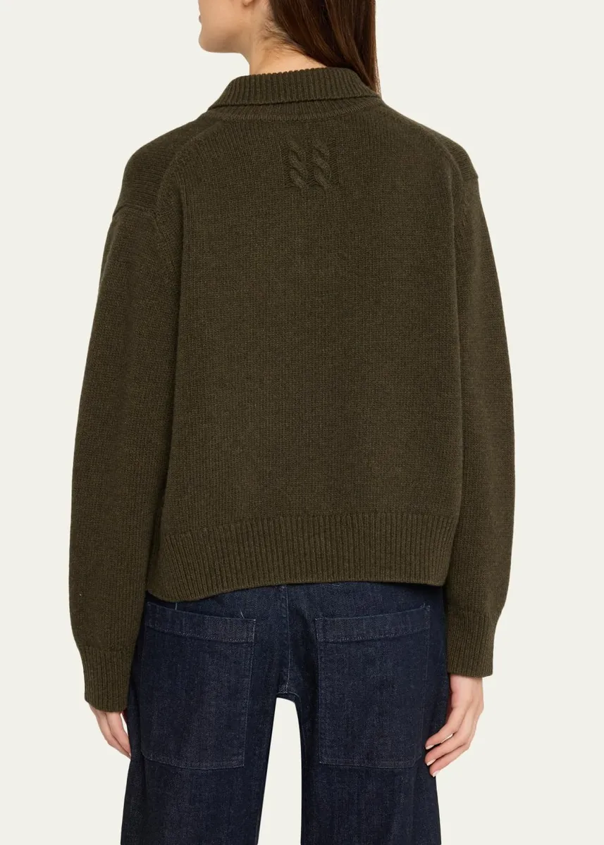 Nili Lotan Renata Collared Wool Sweater | Thumbnail 3 Nili Lotan Renata Collared Wool Sweater | Thumbnail 3