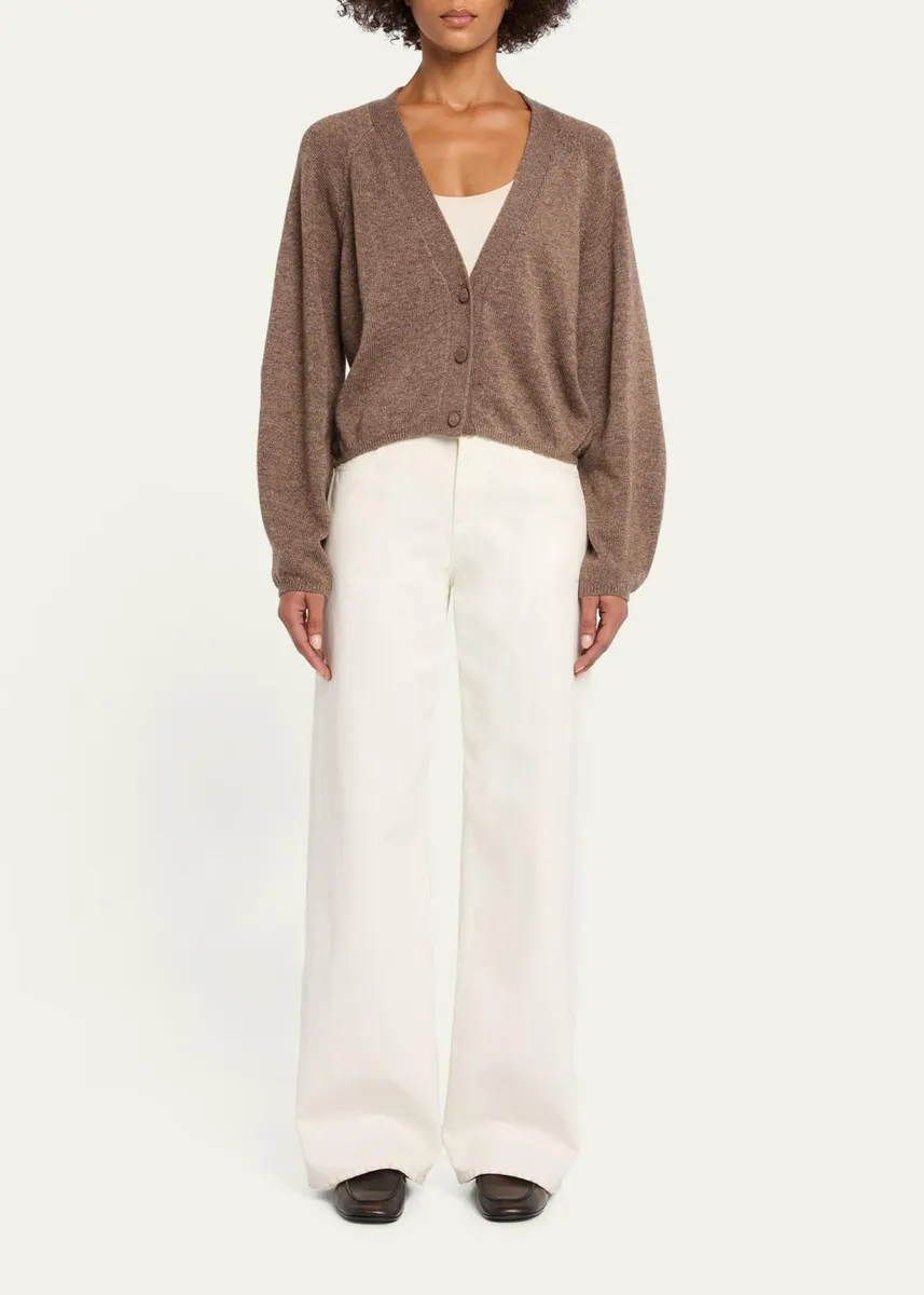 OFFICINE GÉNÉRALE Jaima Boxy Raglan-Sleeve Cardigan | Thumbnail 2 OFFICINE GÉNÉRALE Jaima Boxy Raglan-Sleeve Cardigan | Thumbnail 2