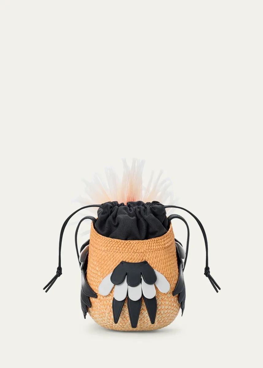 Loewe x Paula's Ibiza Woven Bird Crossbody Bag | Thumbnail 3