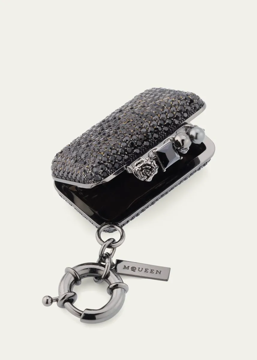 Alexander McQueen Rhinestone Knuckle Clutch Bag Charm | Thumbnail 3 Alexander McQueen Rhinestone Knuckle Clutch Bag Charm | Thumbnail 3