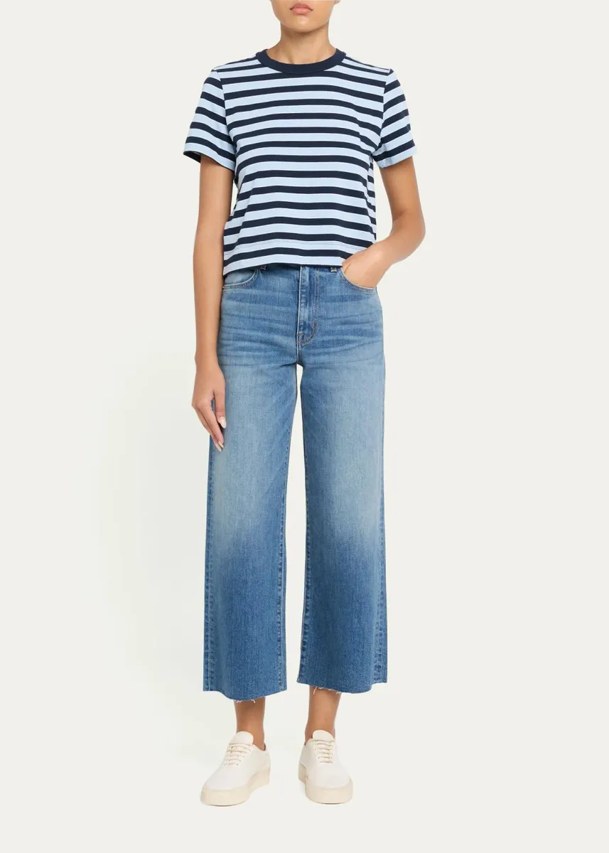 SLVRLAKE Grace High-Rise Wide-Leg Crop Jeans | Thumbnail 2 SLVRLAKE Grace High-Rise Wide-Leg Crop Jeans | Thumbnail 2