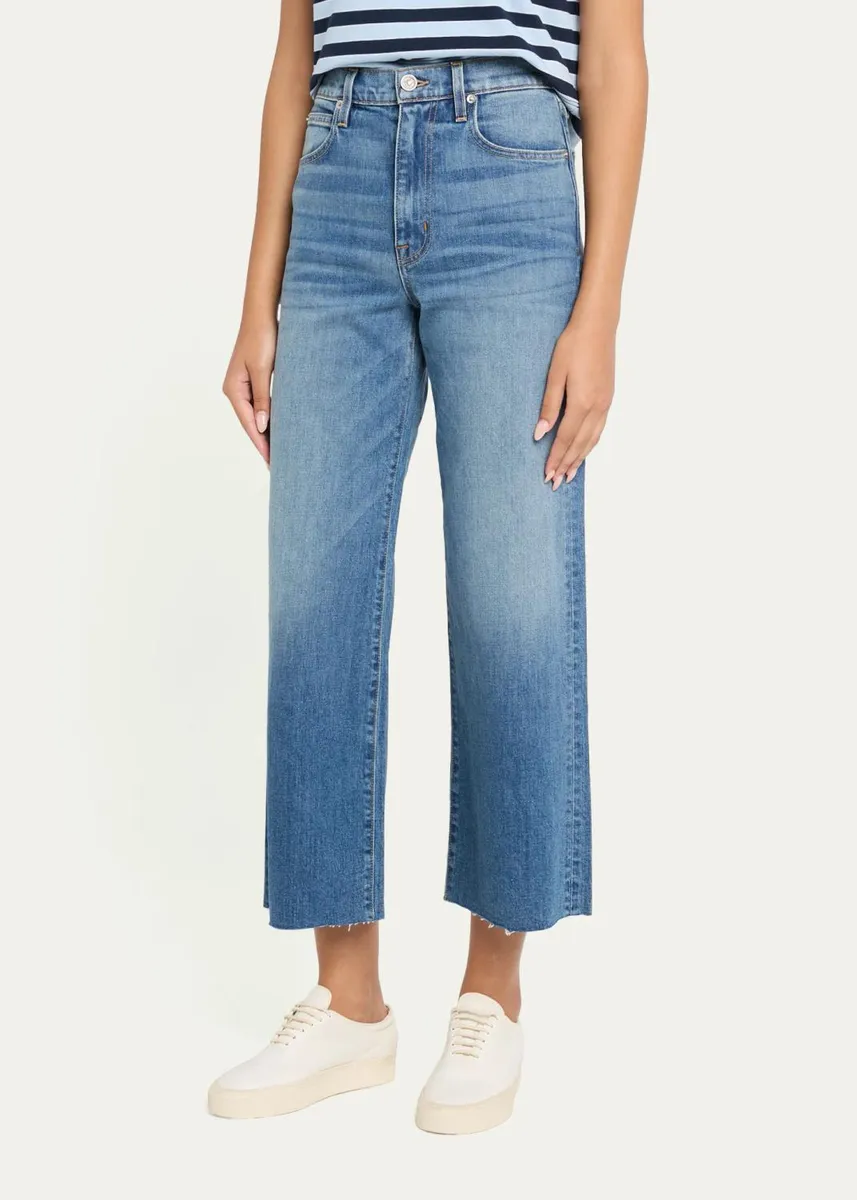 SLVRLAKE Grace High-Rise Wide-Leg Crop Jeans | Thumbnail 4 SLVRLAKE Grace High-Rise Wide-Leg Crop Jeans | Thumbnail 4