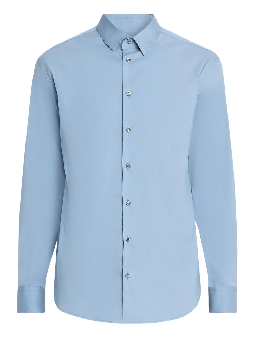 Giorgio Armani Men's Cotton-Blend Poplin Button-Front Shirt