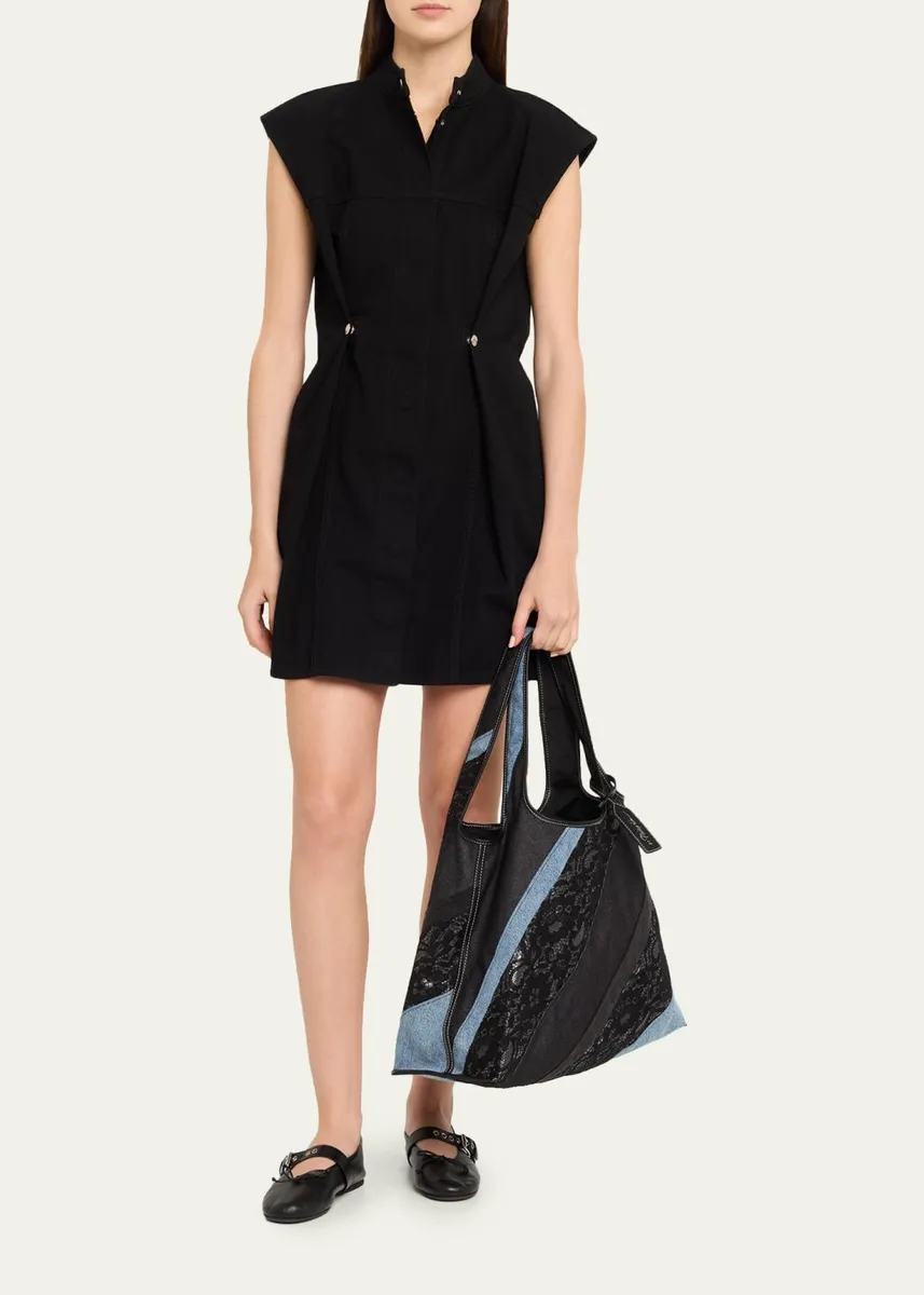 3.1 Phillip Lim Patchwork Lace & Denim Market Tote Bag | Thumbnail 5 3.1 Phillip Lim Patchwork Lace & Denim Market Tote Bag | Thumbnail 5