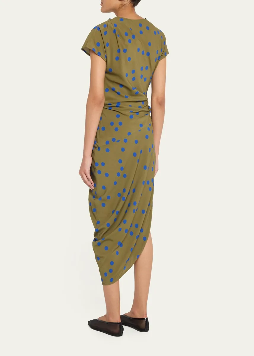 Proenza Schouler Ren Polka Dot Ruched Dress | Thumbnail 7 Proenza Schouler Ren Polka Dot Ruched Dress | Thumbnail 7