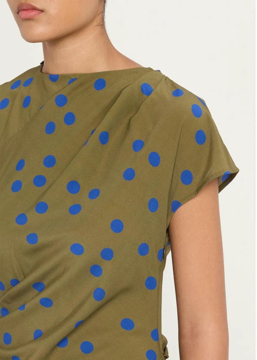 Proenza Schouler Ren Polka Dot Ruched Dress | Thumbnail 9 Proenza Schouler Ren Polka Dot Ruched Dress | Thumbnail 9