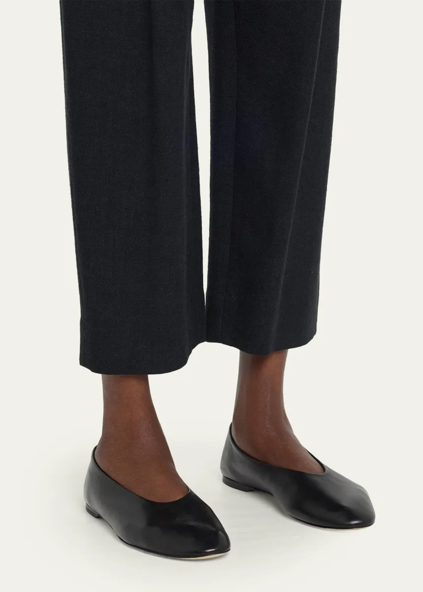 TOTEME Slip Nappa Leather Ballerina Flats | Thumbnail 2 TOTEME Slip Nappa Leather Ballerina Flats | Thumbnail 2