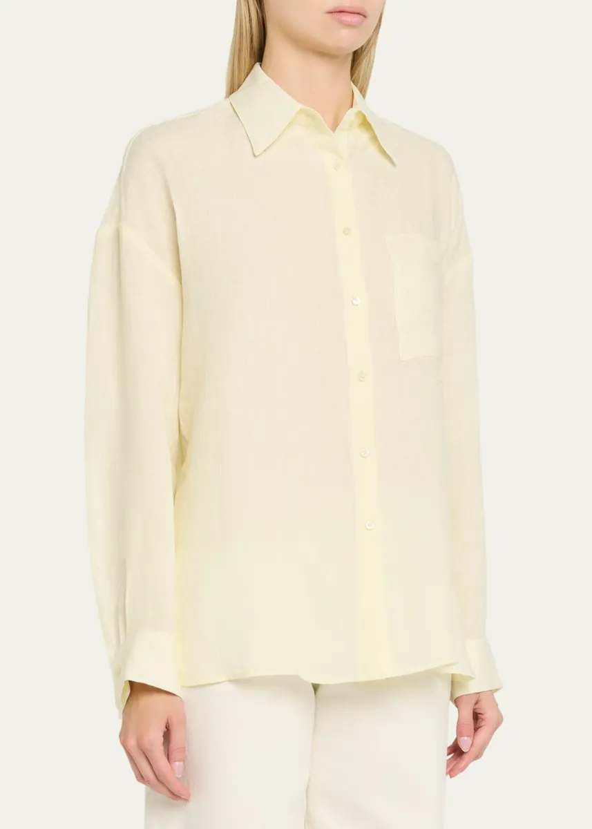 TWP Something Borrowed Linen Shirt | Thumbnail 4