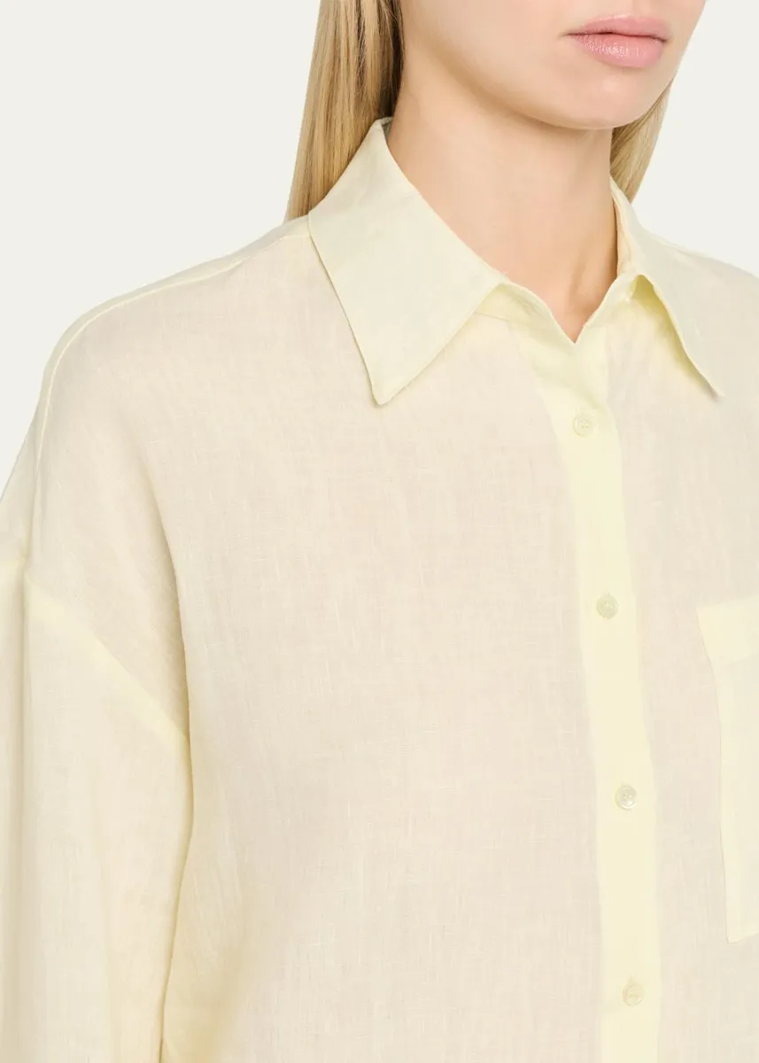 TWP Something Borrowed Linen Shirt | Thumbnail 5