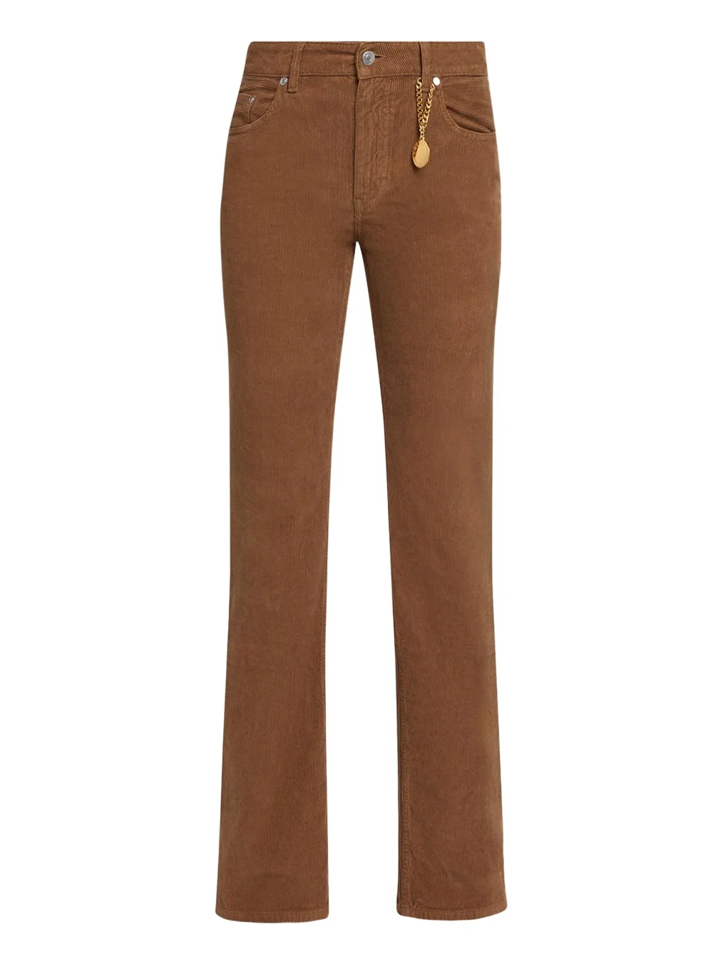 Stella McCartney Mid-Rise Cotton Corduroy Kickflare-Leg Pants