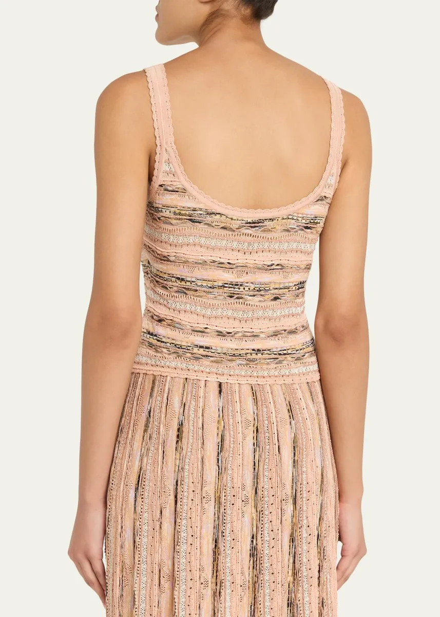 Ulla Johnson Clotilde Wavy Knit Tank Top | Thumbnail 3