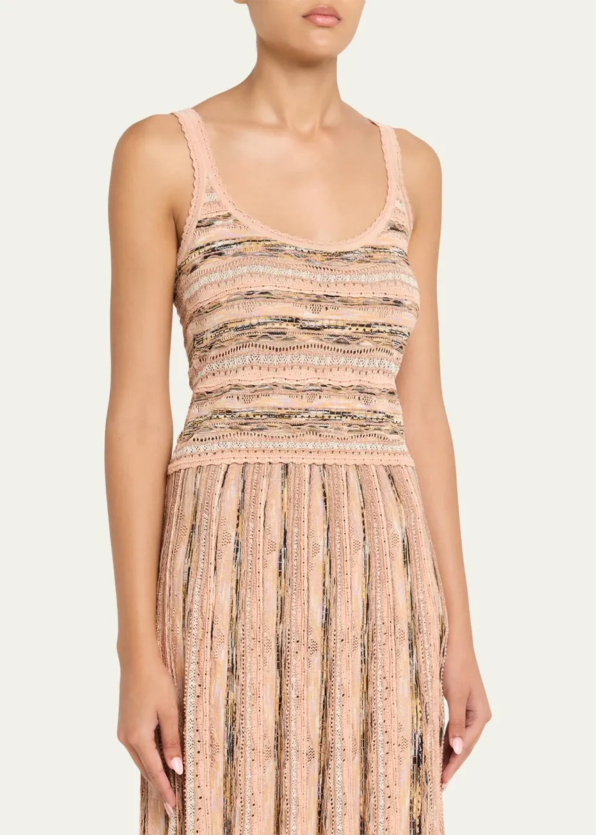 Ulla Johnson Clotilde Wavy Knit Tank Top | Thumbnail 4