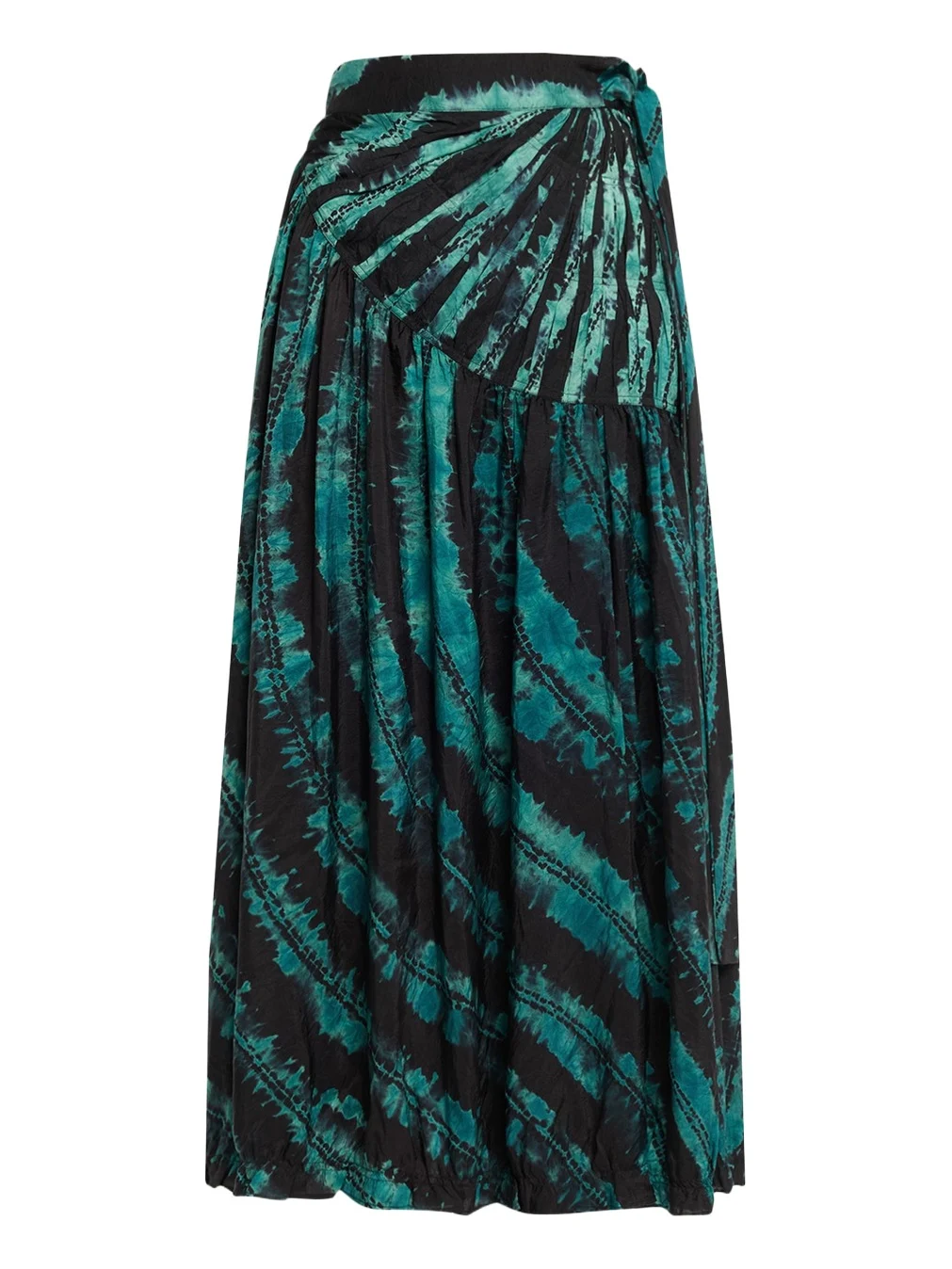 Freya Shibori Tie-Dye Midi Skirt
