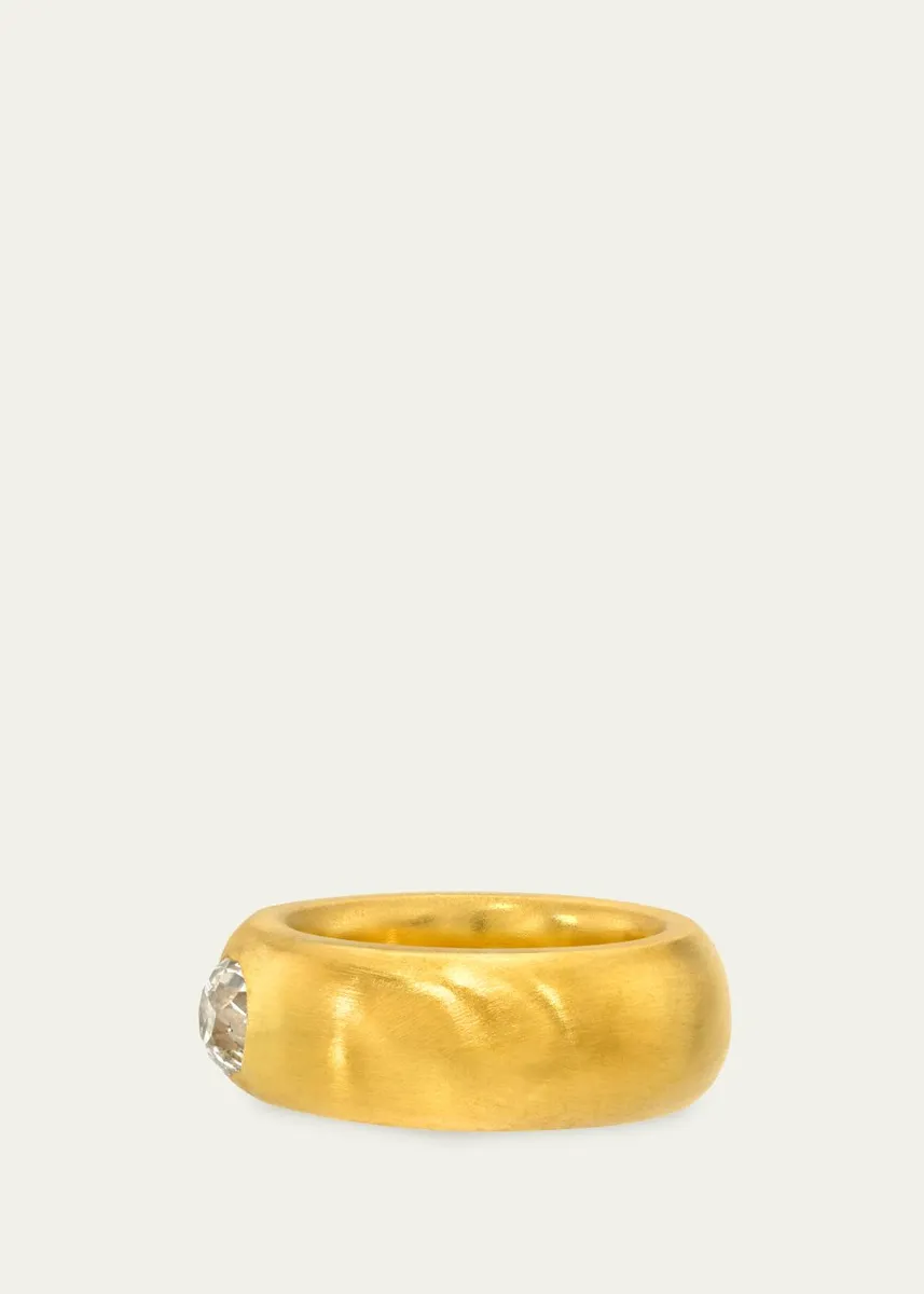 DARIUS 18K Old Mine-Cut Diamond Oversized Signet Ring | Thumbnail 2 DARIUS 18K Old Mine-Cut Diamond Oversized Signet Ring | Thumbnail 2