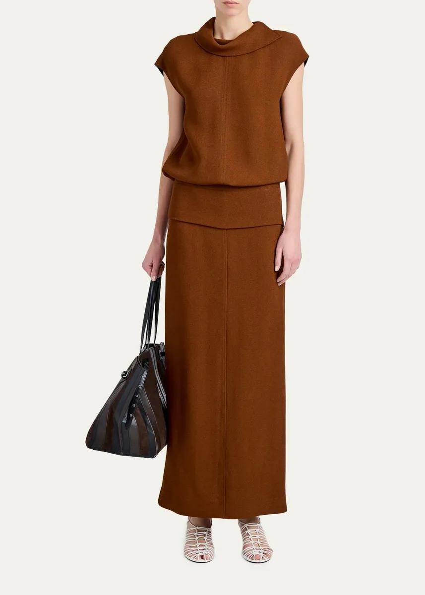 Proenza Schouler Liora Heavy Sable Maxi Skirt | Thumbnail 2 Proenza Schouler Liora Heavy Sable Maxi Skirt | Thumbnail 2