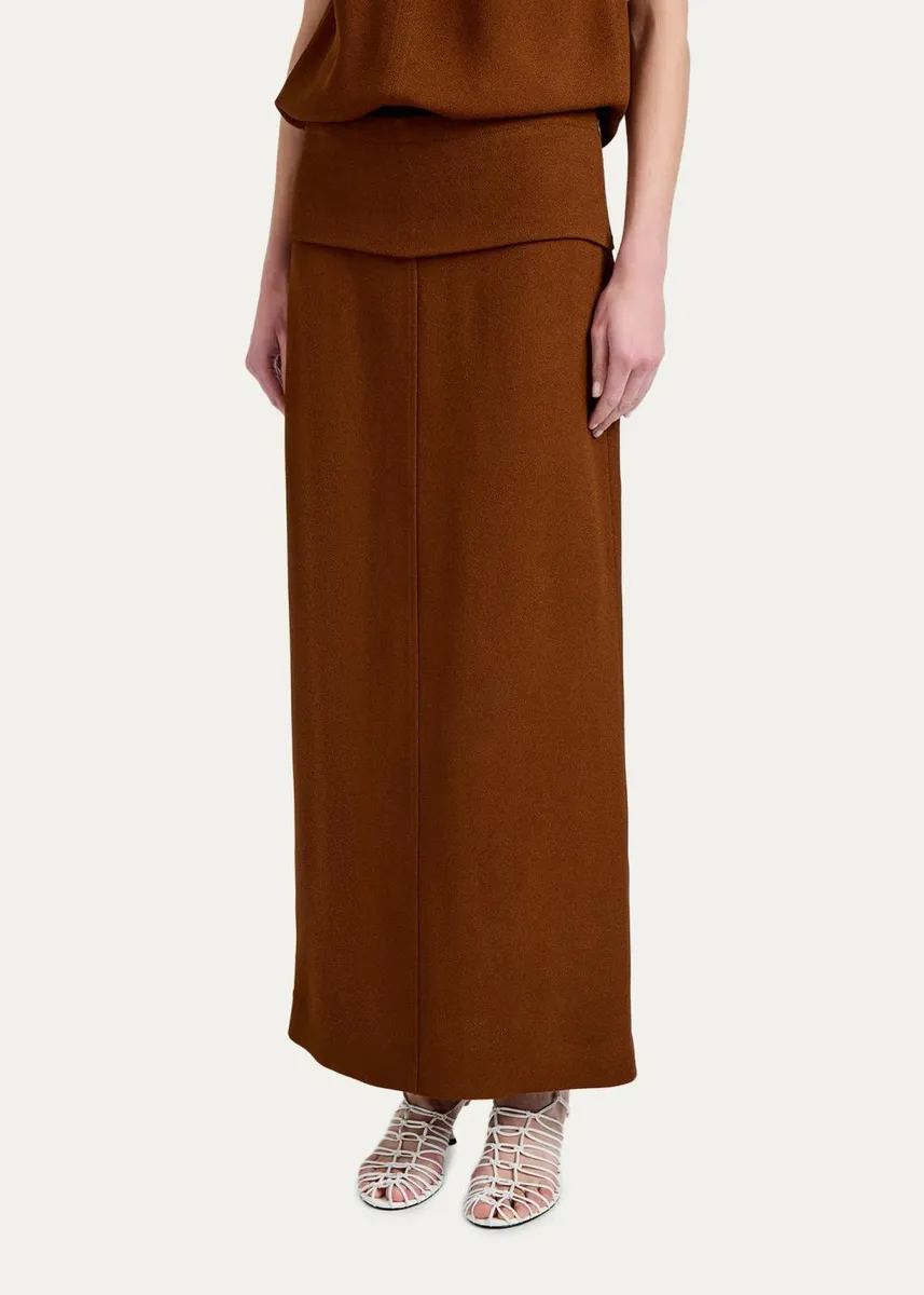 Proenza Schouler Liora Heavy Sable Maxi Skirt | Thumbnail 4 Proenza Schouler Liora Heavy Sable Maxi Skirt | Thumbnail 4