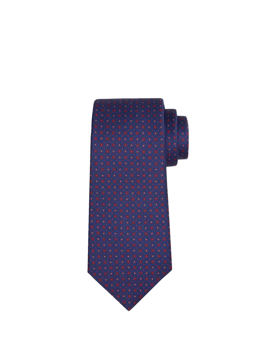 Kiton Men's Micro-Dots Silk Sevenfold Tie | Thumbnail 2 Kiton Men's Micro-Dots Silk Sevenfold Tie | Thumbnail 2