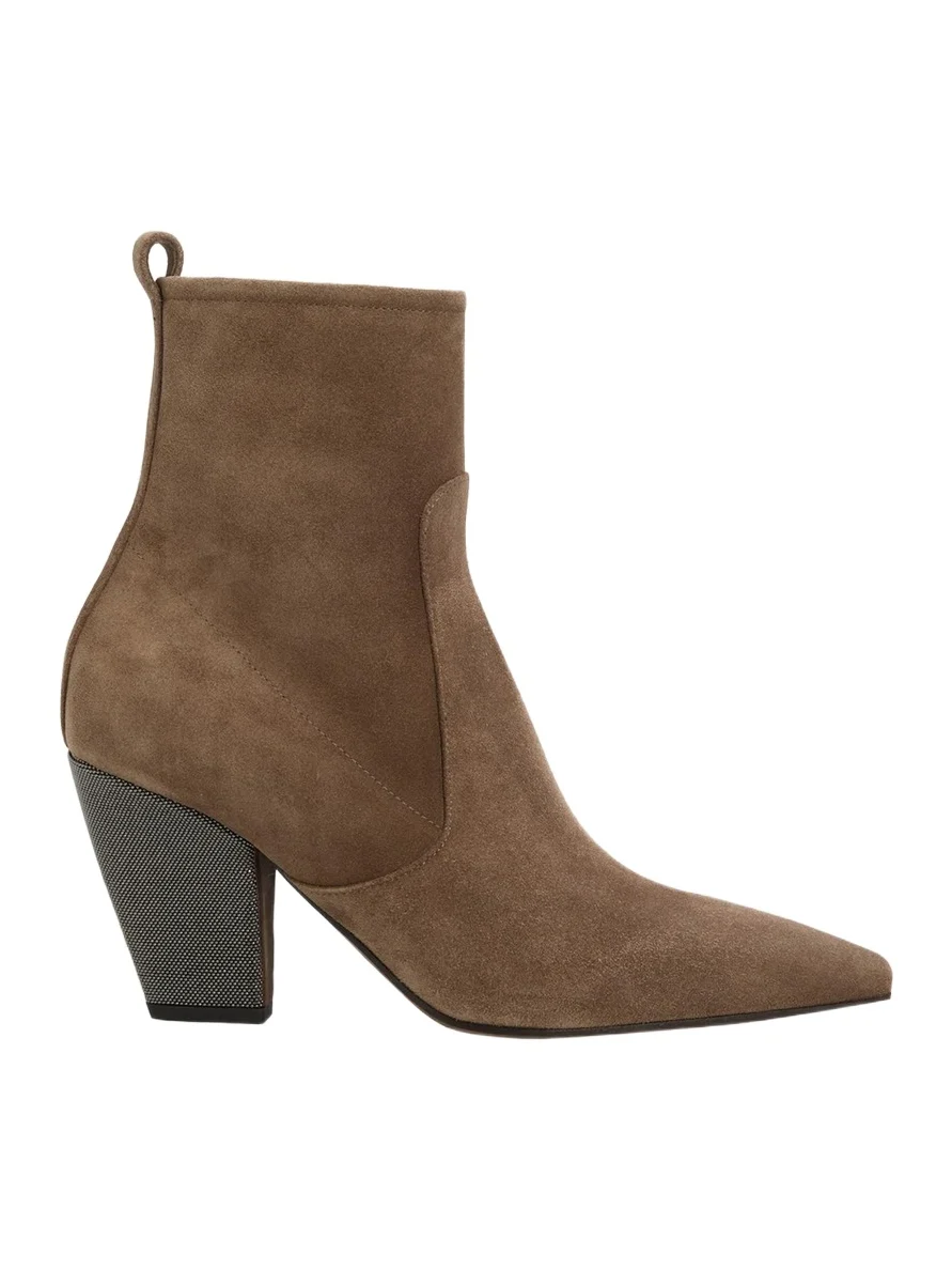 90mm Suede Monili Ankle Boots 90mm Suede Monili Ankle Boots