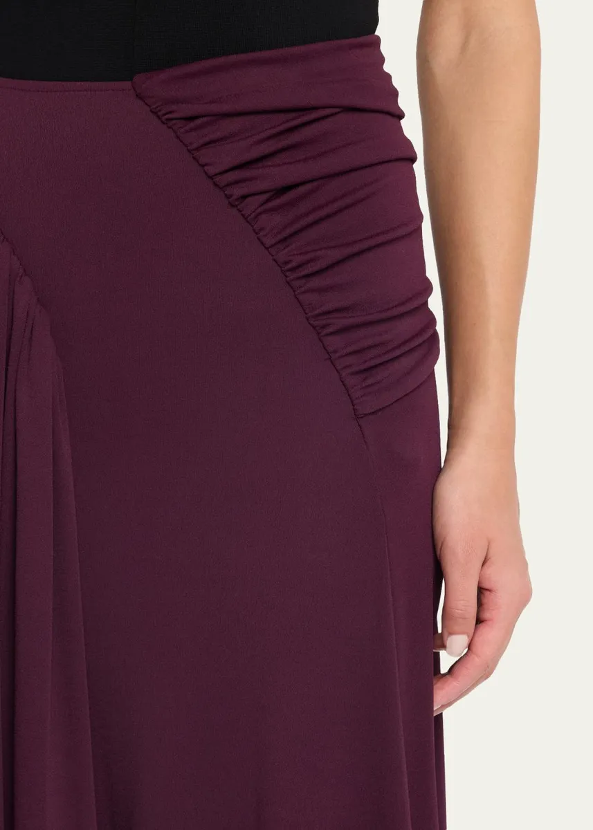 Rabanne Ruched Jersey A-Line Maxi Skirt | Thumbnail 5 Rabanne Ruched Jersey A-Line Maxi Skirt | Thumbnail 5