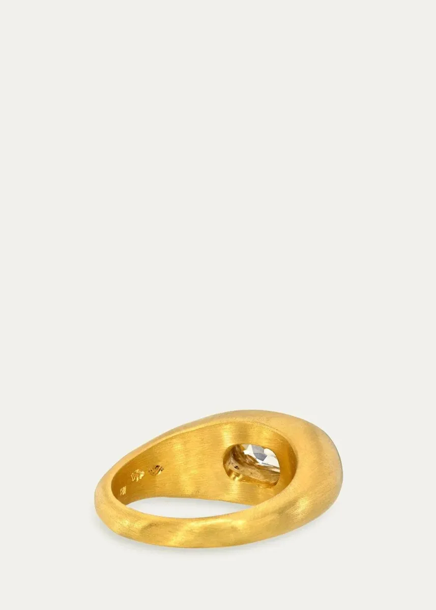 DARIUS 18K Yellow Gold Fancy Yellow-Brown Diamond Signet Ring, 1.13tcw | Thumbnail 3 DARIUS 18K Yellow Gold Fancy Yellow-Brown Diamond Signet Ring, 1.13tcw | Thumbnail 3