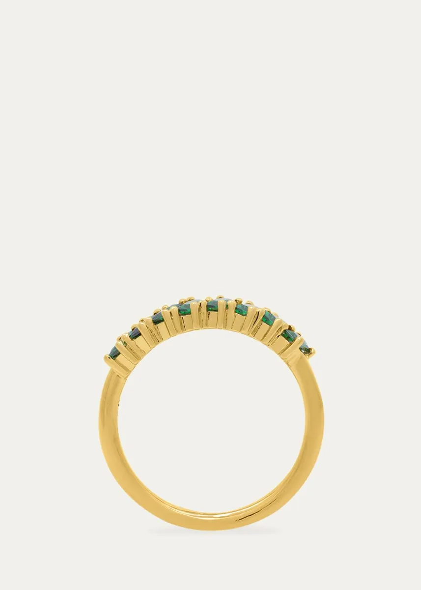 Gwen Beloti CZ Emerald Baguette Ring | Thumbnail 4